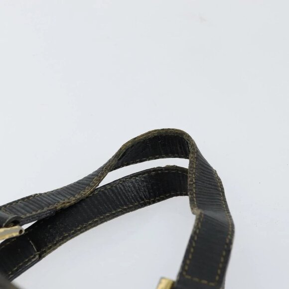 FENDI Zucca Canvas Hand Bag Brown Black gold Auth 146809 - Picture 9 of 16